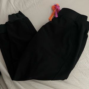 Figs- black Zamora joggers